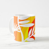 Sinaasappel en Witte Botanische Koffiemok (Voorkant links)
