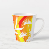 Sinaasappel en Witte Botanische Latte Mok (Rechts)