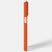 Sinaasappel en zigzag Case-Mate iPhone case (Achterkant / Rechts)