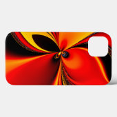 Sinaasappel en zwart aromastractaal Case-Mate iPhone case (Achterkant (horizontaal))