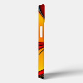 Sinaasappel en zwart aromastractaal Case-Mate iPhone case (Achterkant / Rechts)