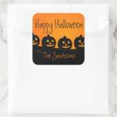 Sinaasappel en zwart, Halloween Pumpkins Stickers (Tas)