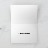 Sinaasappel en zwart Jack O lantaarns Halloween Ka Kaart (Binnen)