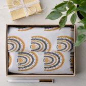 Sinaasappel en Zwart Regenbogen Vleermuizen Wit Ha Tissuepapier (Geschenk)