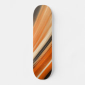 Sinaasappel en zwart skateboard (Voorkant)