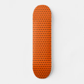 Sinaasappel en zwart skateboard (Voorkant)