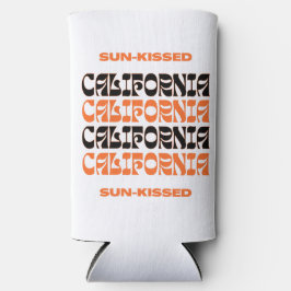 Sinaasappel en Zwart Sun-Kissed California Koelbox Seltzer Blikjeskoeler