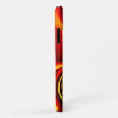 Sinaasappel en zwarte citrussmaak Case-Mate iPhone case (Achterkant/rechts)