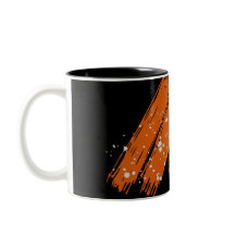 Sinaasappel en Zwarte Herfst Halloween Thema