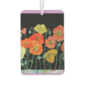 Sinaasappel en Zwarte Klaprozen Auto Geurverspreid Luchtverfrisser (Achterkant)