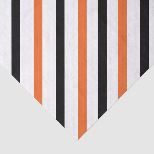 Sinaasappel en zwarte streep tissuepapier (Detail)