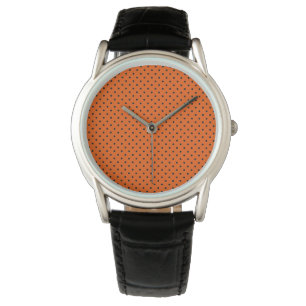 Sinaasappel en zwarte tijger horloge