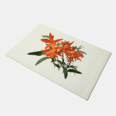 Sinaasappel Epidendrum Orchidee Deurmat (Schuin)