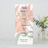Sinaasappel Epidendrum Orchidee Menu (Staand voorkant)