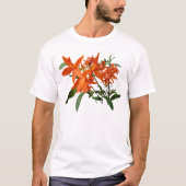 Sinaasappel Epidendrum Orchidee T-shirt (Voorkant)