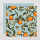  sinaasappel feestdagenkaart (Voorkant / Achterkant)