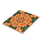 Sinaasappel flessenmozaïekpatroonkeramische tegels tegeltje (Zijkant)