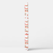 Sinaasappel Floral Stripes Patroon Case-Mate iPhone Case (Achterkant / Rechts)