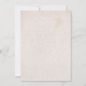 Sinaasappel Floral Wreath We hebben ons verplaatst Kaart (Achterkant)