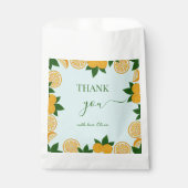 Sinaasappel Fruit Baby shower Gift Bedankzakje (Voorkant)