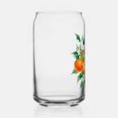 Sinaasappel fruit botanisch bruidsdouche favorietj blikvorm glas (Rechts)