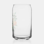 Sinaasappel fruit botanisch bruidsdouche favorietj blikvorm glas (Links)