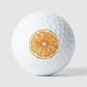 Sinaasappel Fruit Golfballen (Voorkant)