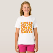 Sinaasappel Fruit Patroon T-shirt (Voorkant volledig)