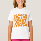 Sinaasappel Fruit Patroon T-shirt (Voorkant)