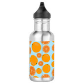 Sinaasappel Fruit Patroon Waterfles (Rechts)