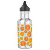 Sinaasappel Fruit Patroon Waterfles (Links)