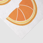 Sinaasappel Fruitsnij Tissuepapier (Detail)