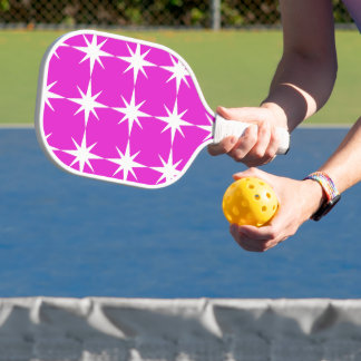 Sinaasappel & Fuchsia - Gepersonaliseerde Pickleba Pickleball Paddle
