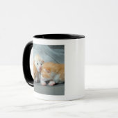 Sinaasappel Fur Kittens Mok (Voorkant links)