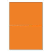  sinaasappel, geel bloemen bruiloft escort kaart (Achterkant)