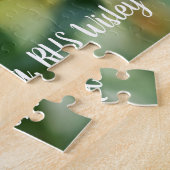 Sinaasappel & Geel Dahlia Garden Flowers RHS Wisle Legpuzzel (Zijkant)