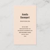 Sinaasappel Geel Grijs Bloemboeket Visitekaartje (Achterkant)