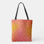 SINAASAPPEL & GEEL OMBRE MET GOUDEN MANDALA TOTE BAG (Achterkant)