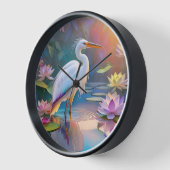 Sinaasappel Gekochte Witte Heron Fantasy Vogel (Hoek)