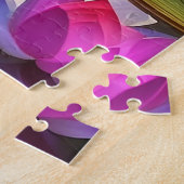 Sinaasappel Gekochte Witte Heron Fantasy Vogel Legpuzzel (Zijkant)