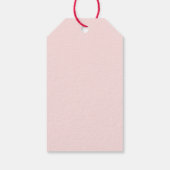 Sinaasappel gele bloemen Chinese frame bruiloft Cadeaulabel (Achterkant)