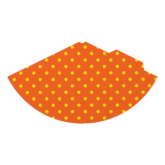 Sinaasappel gele Poolse Herfst Halloween Feesthoedjes (Voorkant)