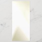 Sinaasappel Gele Rode Floral Greenery Menu (Achterkant)