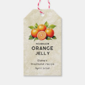 sinaasappel gelei keuken pantry label cadeaulabel (Voorkant)