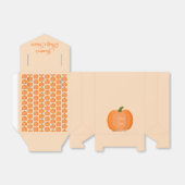 Sinaasappel Genderneutraal pompoen Baby shower Bedankdoosjes (Uitgevouwen)