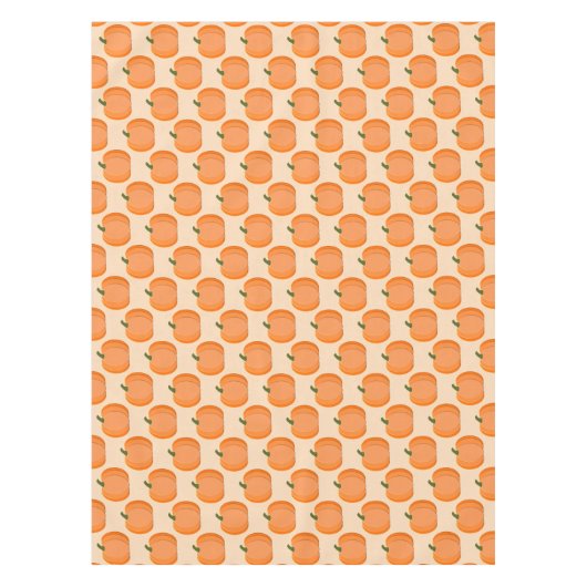 Sinaasappel Genderneutraal pompoen Baby shower Tafelkleed (Voorkant)