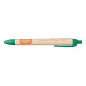 Sinaasappel Genderneutraal pompoen Baby shower Zwarte Inkt Pen (Bodem)