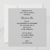 Sinaasappel Gerber Daisy Vrijgezellenfeest Kaart (Achterkant)