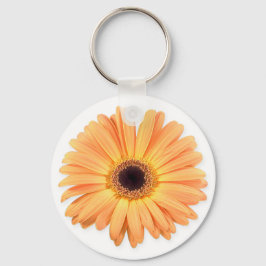Sinaasappel Gerbera Sleutelhanger