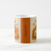 sinaasappel Gezellige Herfst vibes egel Pompoen Bl Koffiemok (Center)